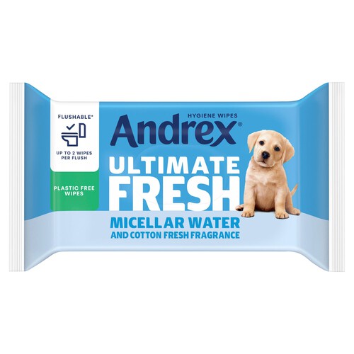 Andrex Ultimate Fresh Moist Toilet Tissue Hygiene Wipes Wipes