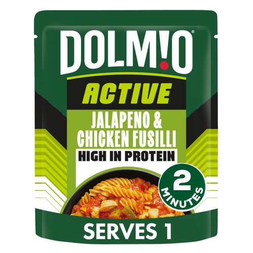 Dolmio Active Jalapeno And Chicken Fusilli Pasta Ready Meal 250g