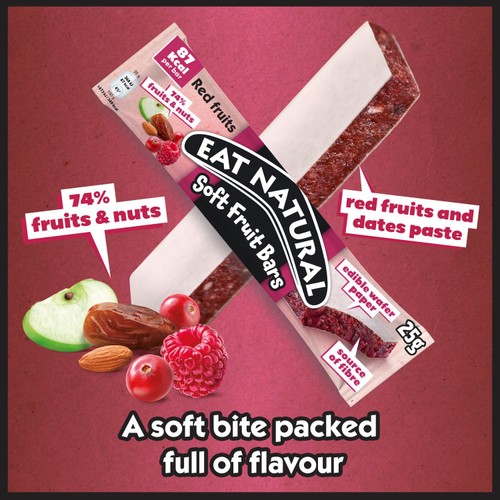 Eat Natural Soft Fruit Bars Red Fruits