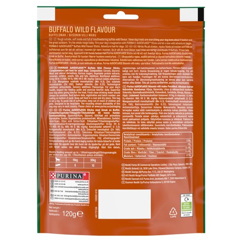 Adventuros Sticks Dog Treat Buffalo Flavour