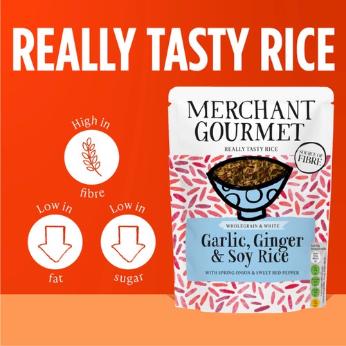 Merchant Gourmet Mango, Chilli & Lime Wholegrain & White Microwave Rice