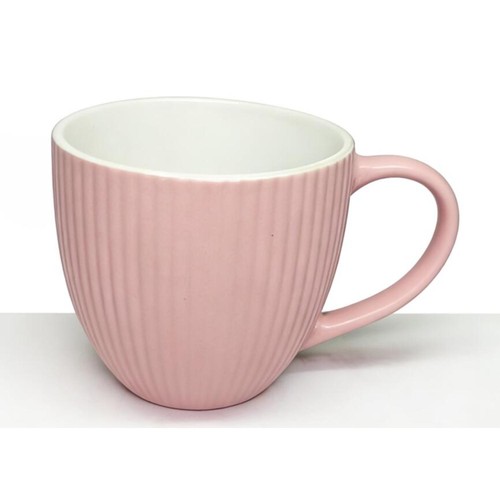 Nutmeg Ridged Value Mug Pink