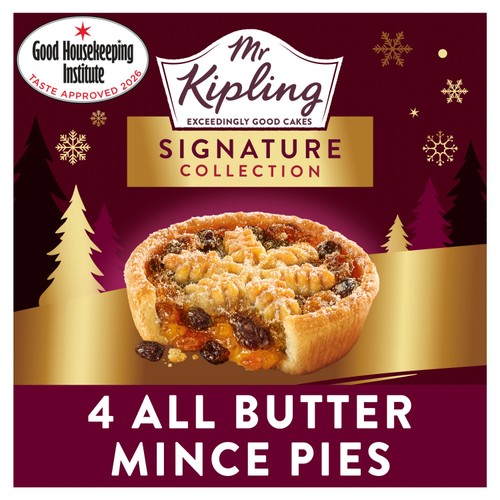 Mr Kipling Signature Mince Pies 4 Pack