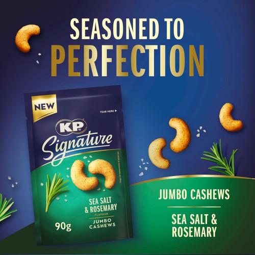 KP Signature Sea Salt And Rosemary Cashews 