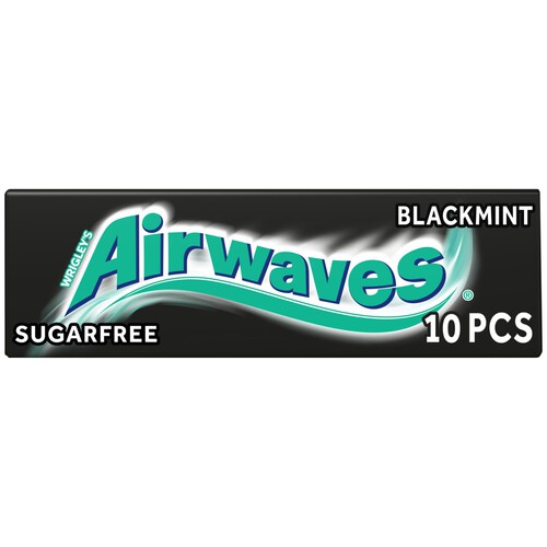 Wrigley's Airwaves Black Mint 10 Pieces 