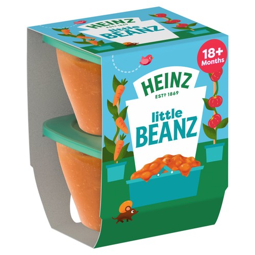 Heinz Little Beans with Hidden Veggies Baby Food 2x100g