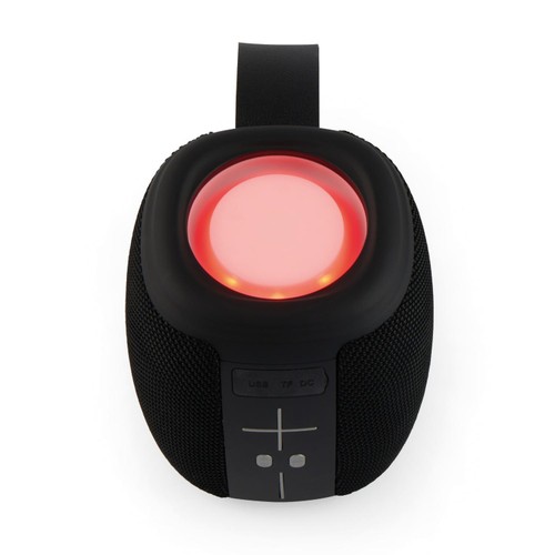 Intempo Bluetooth LED Black Fabric Speaker