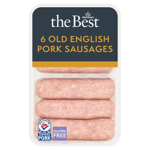 Morrisons The Best 6 Old English Pork Sausages