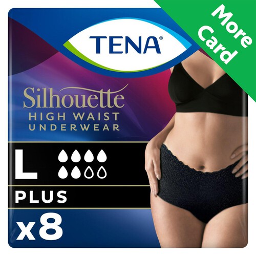 Tena Silhouette Incontinence Pants Black L