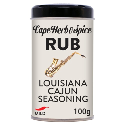 Cape Herb & Spice Rub Louisiana Cajun Seasoning 100g