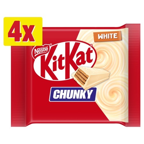 KitKat Chunky White Chocolate Bar Multipack 4x40g