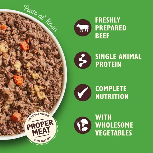 Lily's Kitchen Pasta Al Ragu with Beef Adult Wet Dog Food 400g