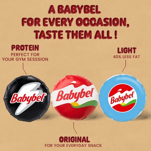 Mini Babybel Original Cheese Snacks 2 x 20g