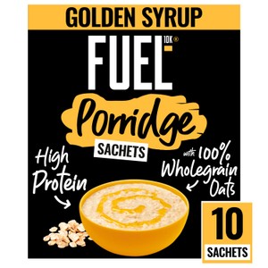 FUEL 10K Golden Syrup Protein Porridge Oat Cereal Sachets