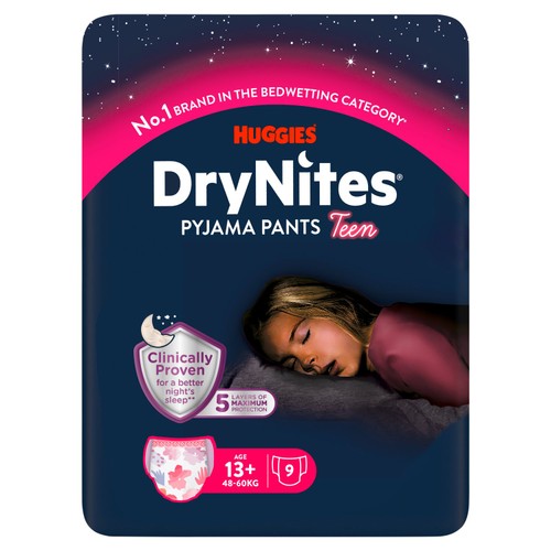 Huggies Drynites Pyjama Pants 13+ Girl
