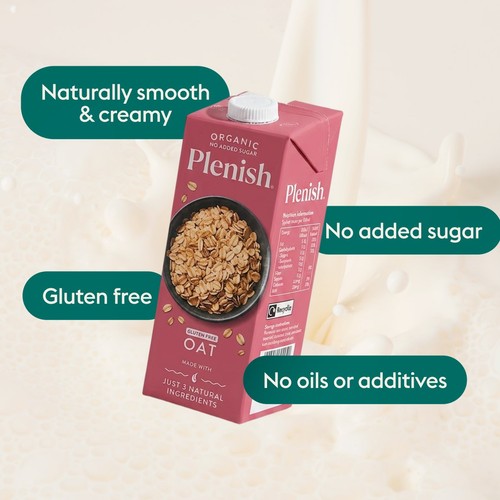 Plenish Organic Oat Dairy Alternative Milks 