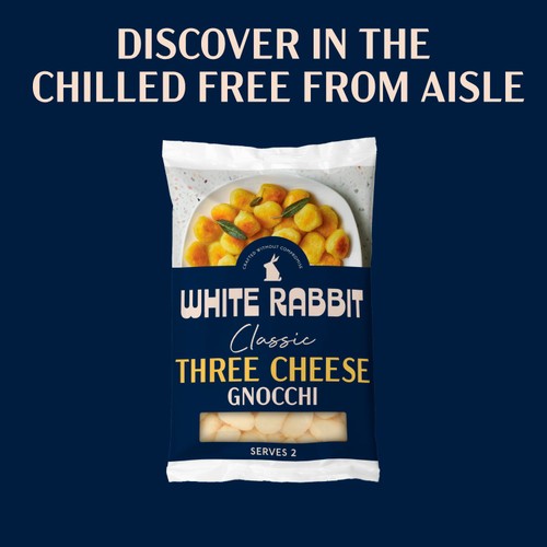 White Rabbit Gluten Free Three Cheese Filled Gnocchi 350g