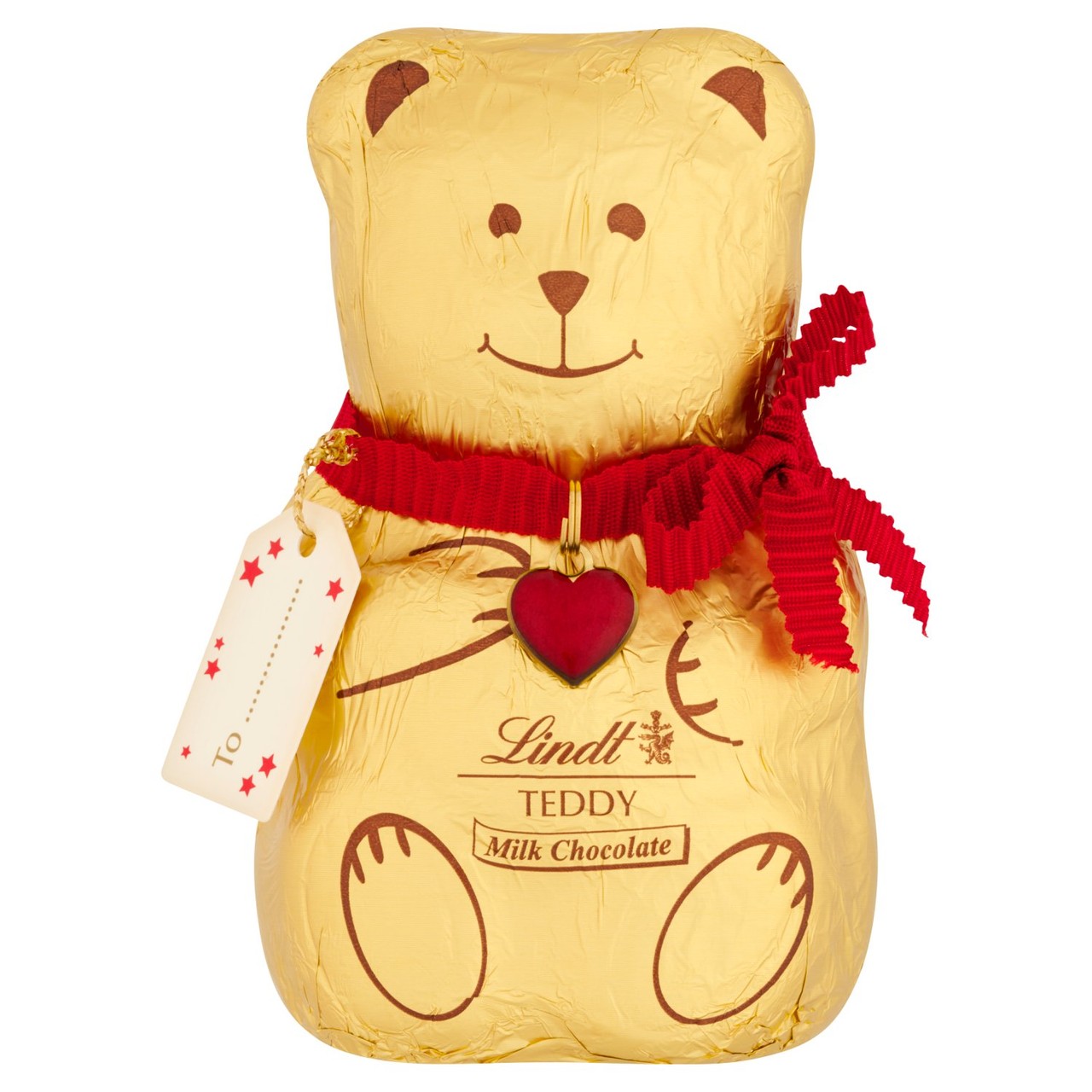 Lindt Teddy Milk Chocolate with Gift Tag 100g