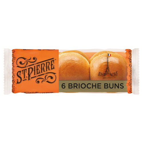 St Pierre 6 Brioche Buns 