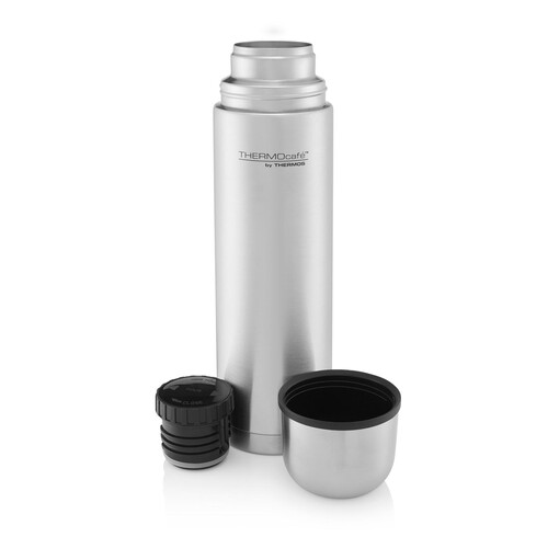 Thermocafe Stainless Steel Flask Gun Metal