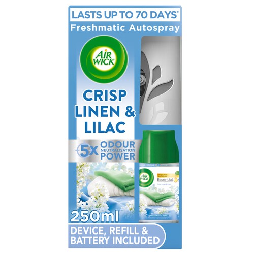 Air Wick Freshmatic Kit & Refill Crisp Linen & Lilac