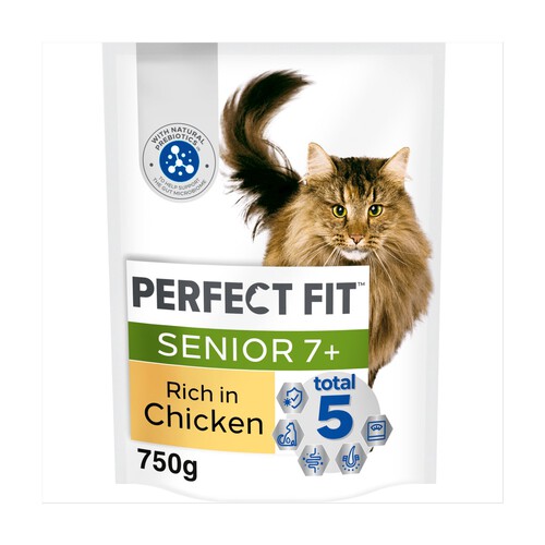 Perfect Fit Advanced Nutrition Senior Complete Dry Cat Food Chicken