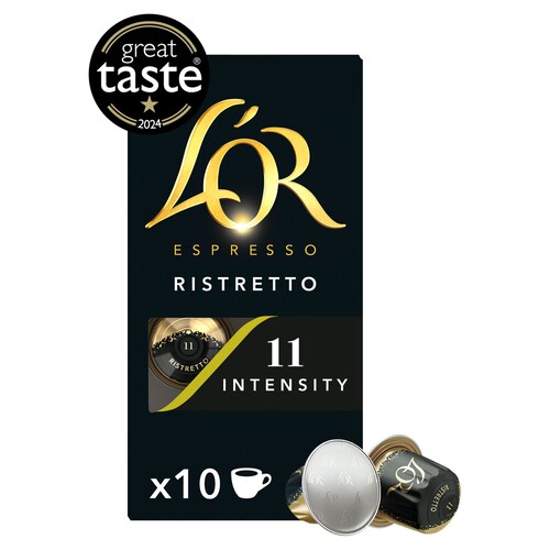 L'OR Espresso Ristretto Coffee Pods x10 Intensity 11