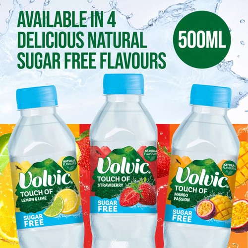Volvic Touch Of Fruit Sugar Free Lemon & Lime Flavoured Water