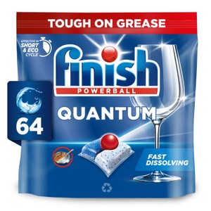 Finish Quantum All in One Lemon Dishwasher Tablets64Each
