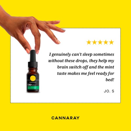 Cannaray Cbd Night Time Oil Drops