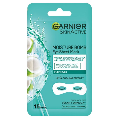 Garnier Moisture Bomb Coconut Eye Tissue Mask