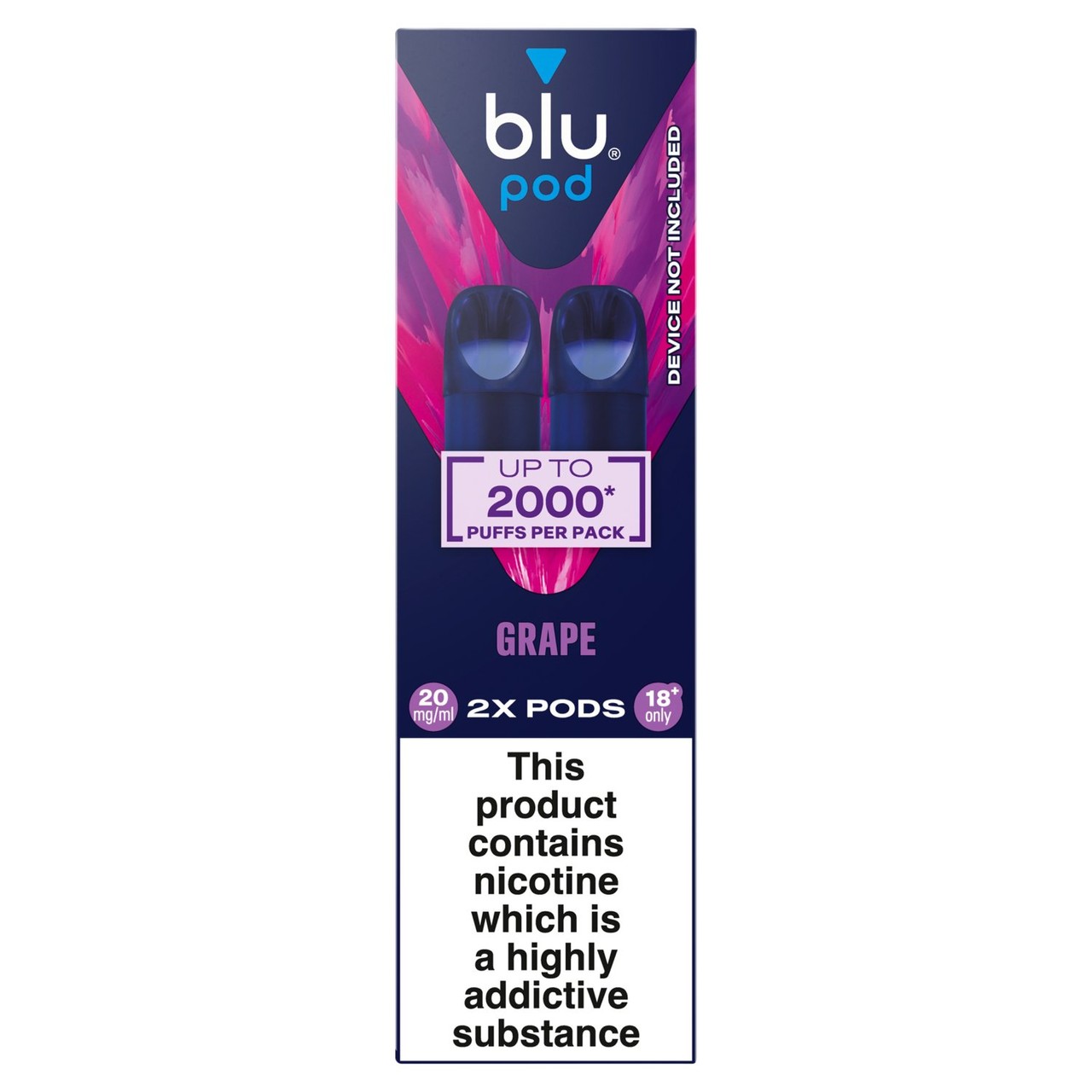 Blu Pod Grape 20mg