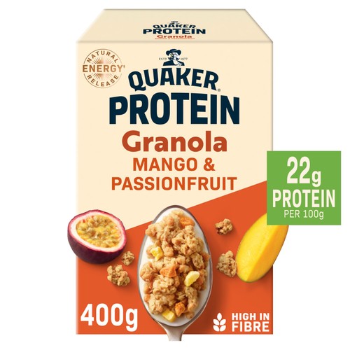 Quaker Protein Granola Mango & Passionfruit 400g