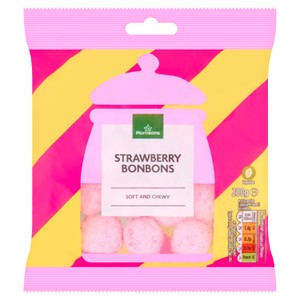 Morrisons Strawberry Bonbons 200g