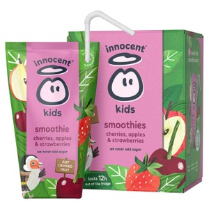 Innocent Smoothies Just For Kids Cherry & Strawberry | Morrisons