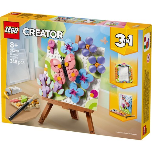 Lego Creator Floral Art Decor Painting 31390
