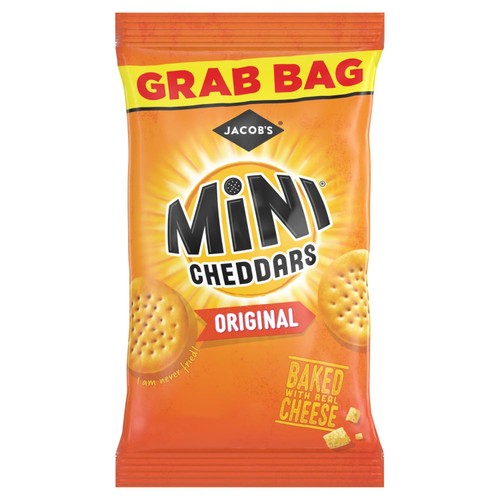 Jacob's Mini Cheddars Original Snacks Grab Bag 