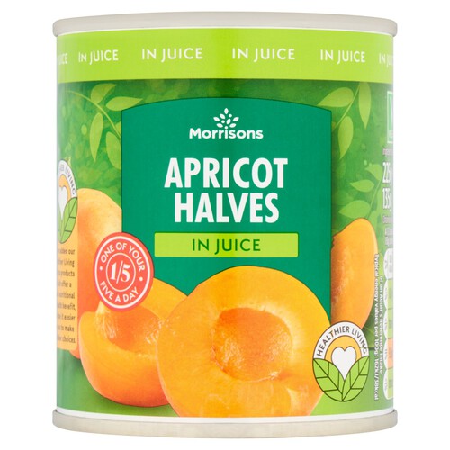 Morrisons Apricot Halves in Juice (135g)