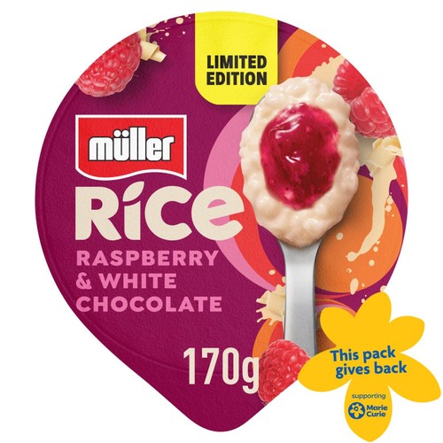 Muller Rice Limited Edition Raspberry & White Chocolate 170g