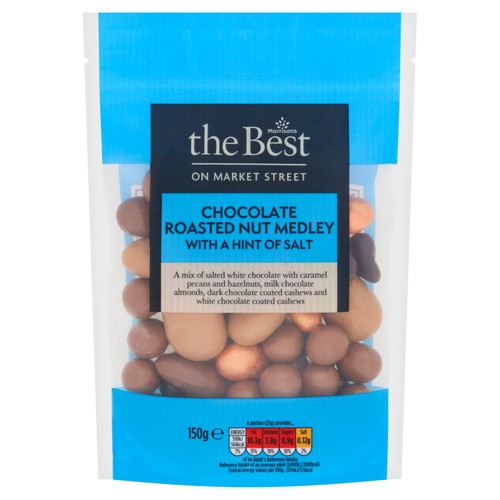 Morrisons The Best Chocolate Roasted Nut Medley With A Hint Of Salt 150g