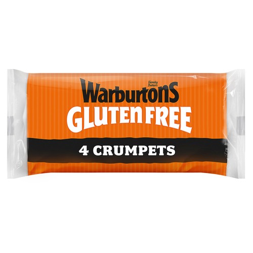 Warburtons Gluten Free  Crumpets   4 Pack