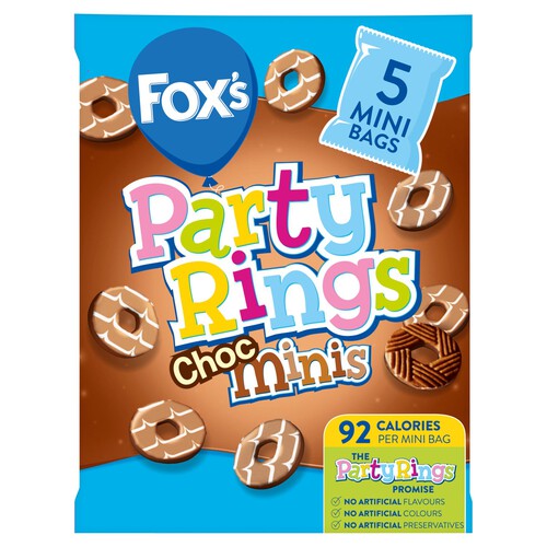 Fox's Biscuits Party Rings Choc Minis 