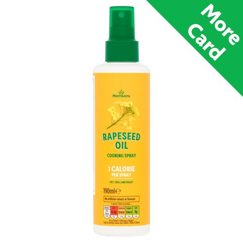 Morrisons Rapeseed Oil 1 Cal Cooking Spray