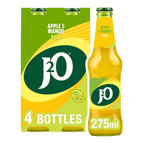 J2O Apple & Mango 4 Bottles 