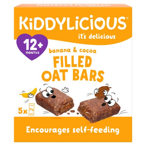 Kiddylicious Banana & Cocoa Oat Bars 