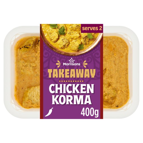 Morrisons takeaway chicken korma