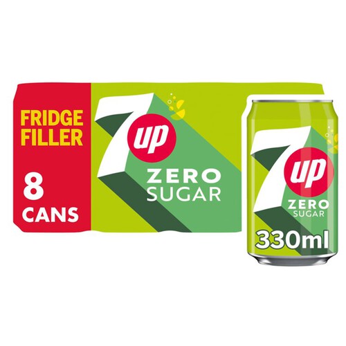 7UP Zero Sugar Lemon & Lime Cans