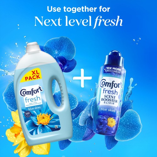 Comfort Fresh Fabric Conditioner Blue Skies 80 Washes