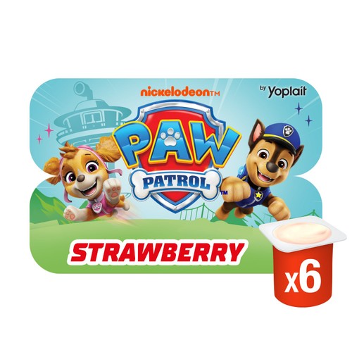 Paw Patrol Kids Strawberry Yoghurt Pots