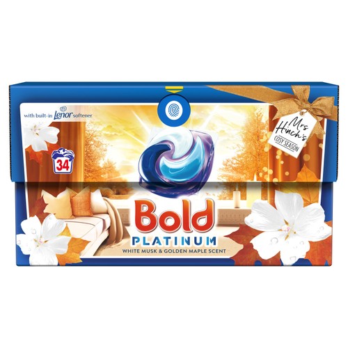 Bold Mrs Hinch Cosy Season Platinum Liquid Pods 